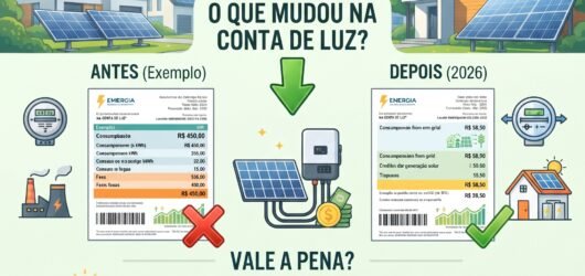 Energia solar ainda vale a pena em 2026? O que mudou na conta de luz