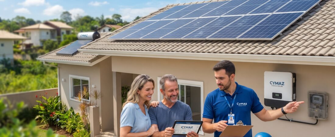 Cymaz Energia Solar: serviços, diferenciais e como contratar